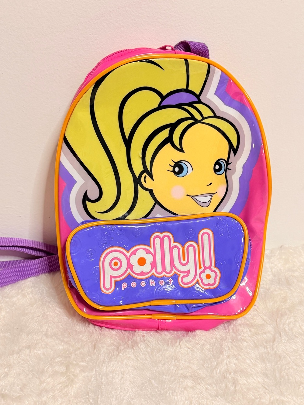 Kids Pink & Purple Character Backpack